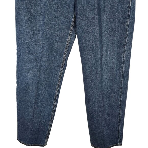 Vintage Levis 550 Jeans Size 36X32 Blue Denim Creased Straight Leg - Picture 6 of 7